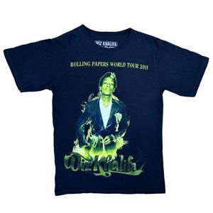Wiz Khalifa TGOD Authorized Merch 2011 Rolling Papers Tour Concert Tee Sz Small